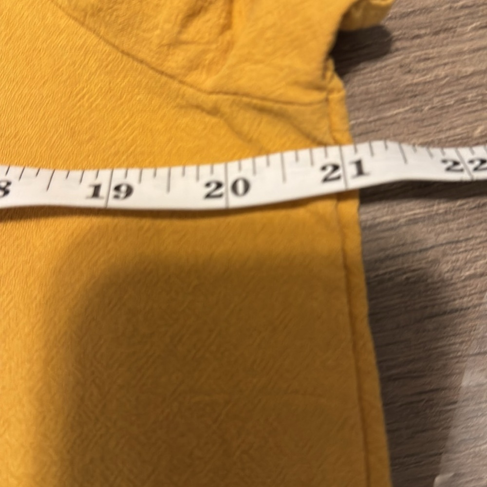 Yellow Dress NWT Emery Rose Dress‎ asymmetrical hem women’s XL lightweight - Picture 11 of 13